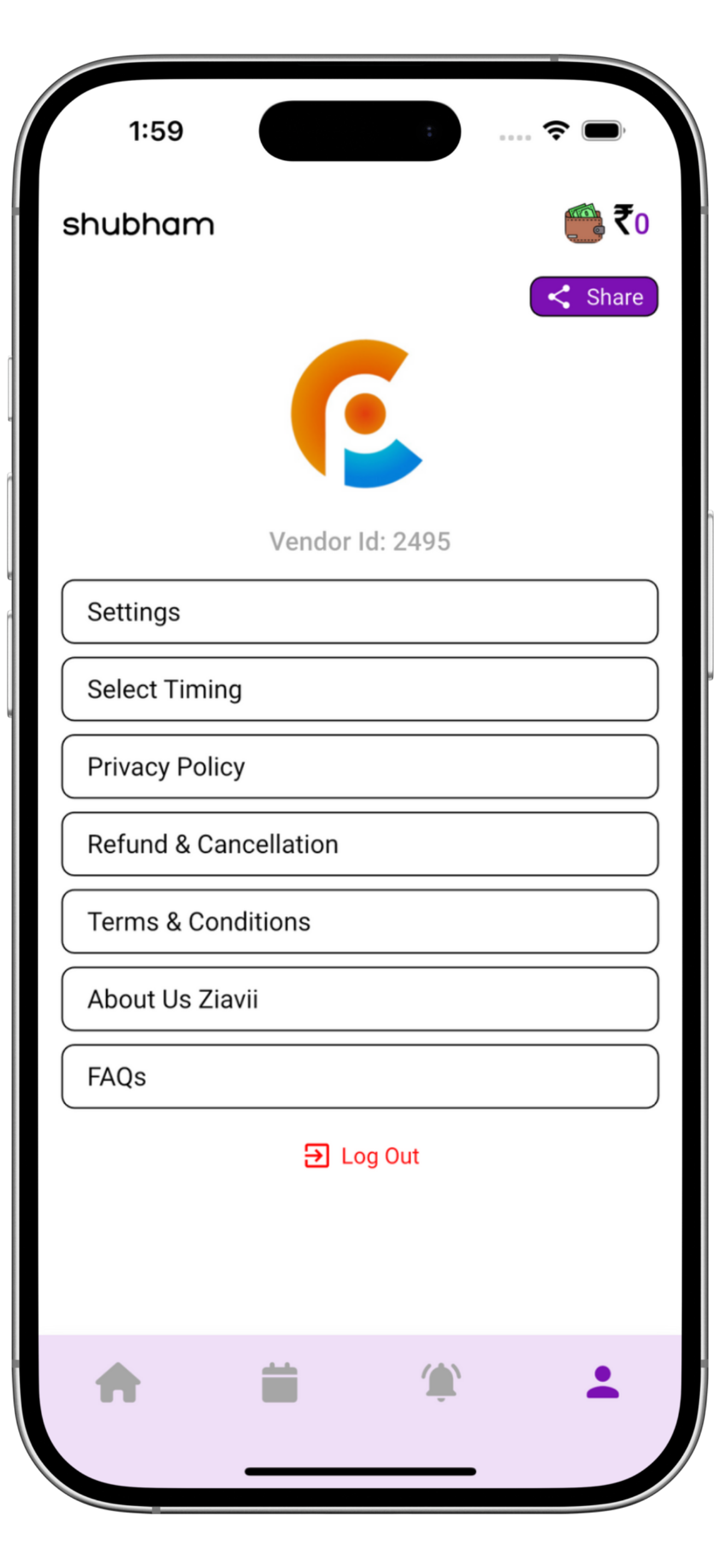 Ziavii Partner screenshot 3