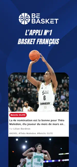 BeBasket.fr iPhone screenshot 1