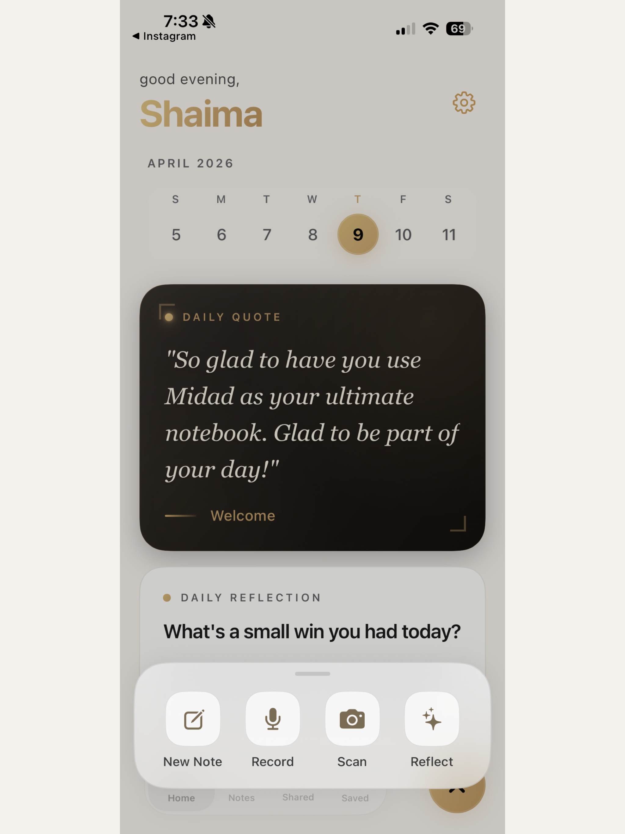 Midad: Notebook & Journal screenshot 12