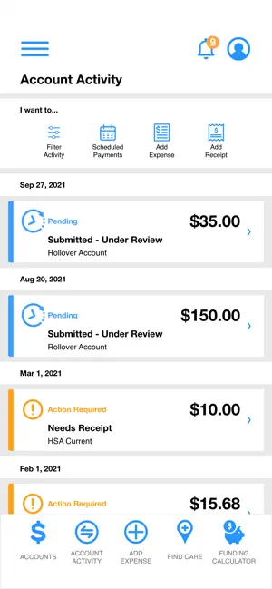 OCA360 screenshot 2