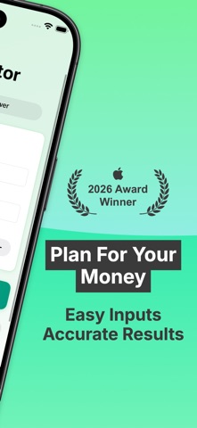 Compound Interest Calc - CIC iPhone screenshot
