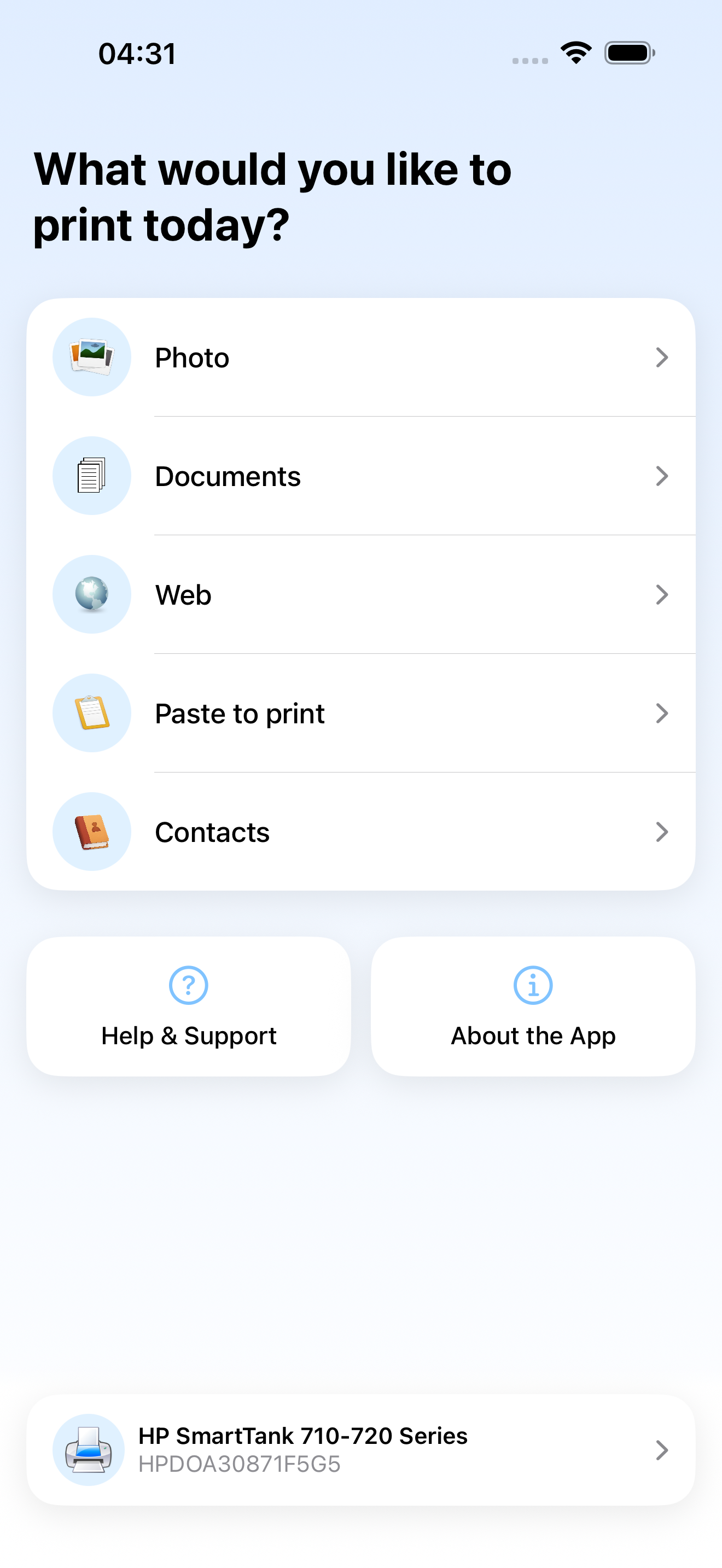 PrintHand Mobile Print