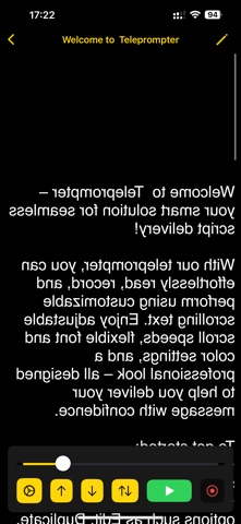 Teleprompter — Video & Mirror screenshot