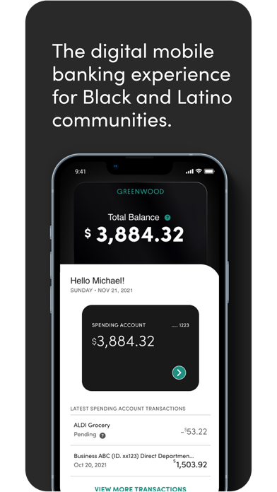 Greenwood - Mobile Banking Screenshot