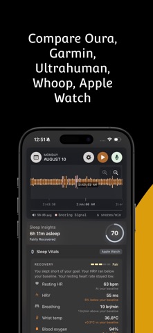 Snore Timeline: Sleep Tracker Screenshot 8 of 9