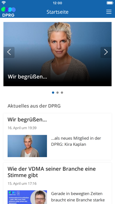 Screenshot #1 pour DPRG.mobil