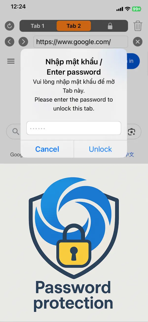Screenshot #1 pour Lốc Lốc – Trình Duyệt Mật Khẩu