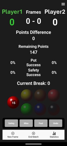 SnookerSync Snooker Scoreboard Screenshot 1 of 7