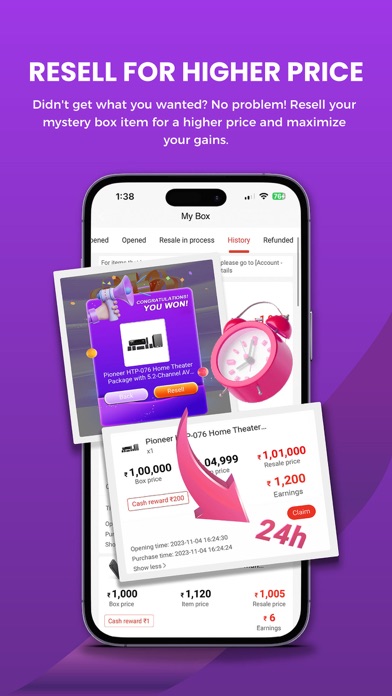 HIBOX: Resell & Earn, 100% Win Screenshot