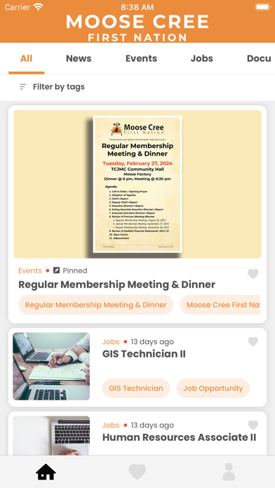 Screenshot 2 of Moose Cree First Nation App