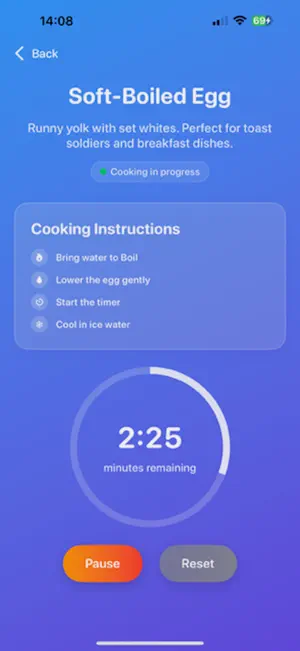 Perfect Egg Timer App screenshot 2