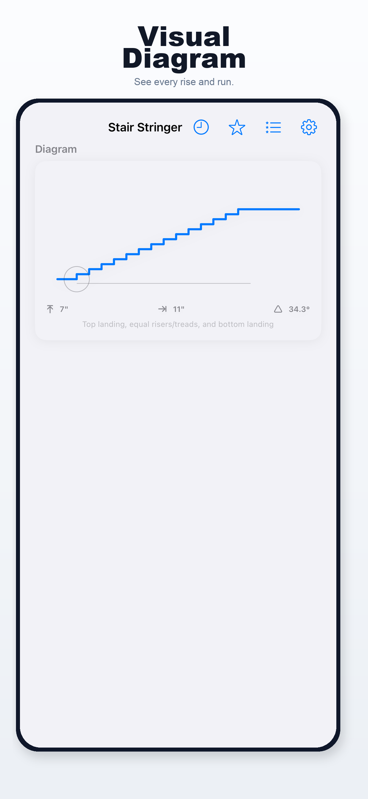 EdgeSpace Stair Stringer Calc screenshot 3