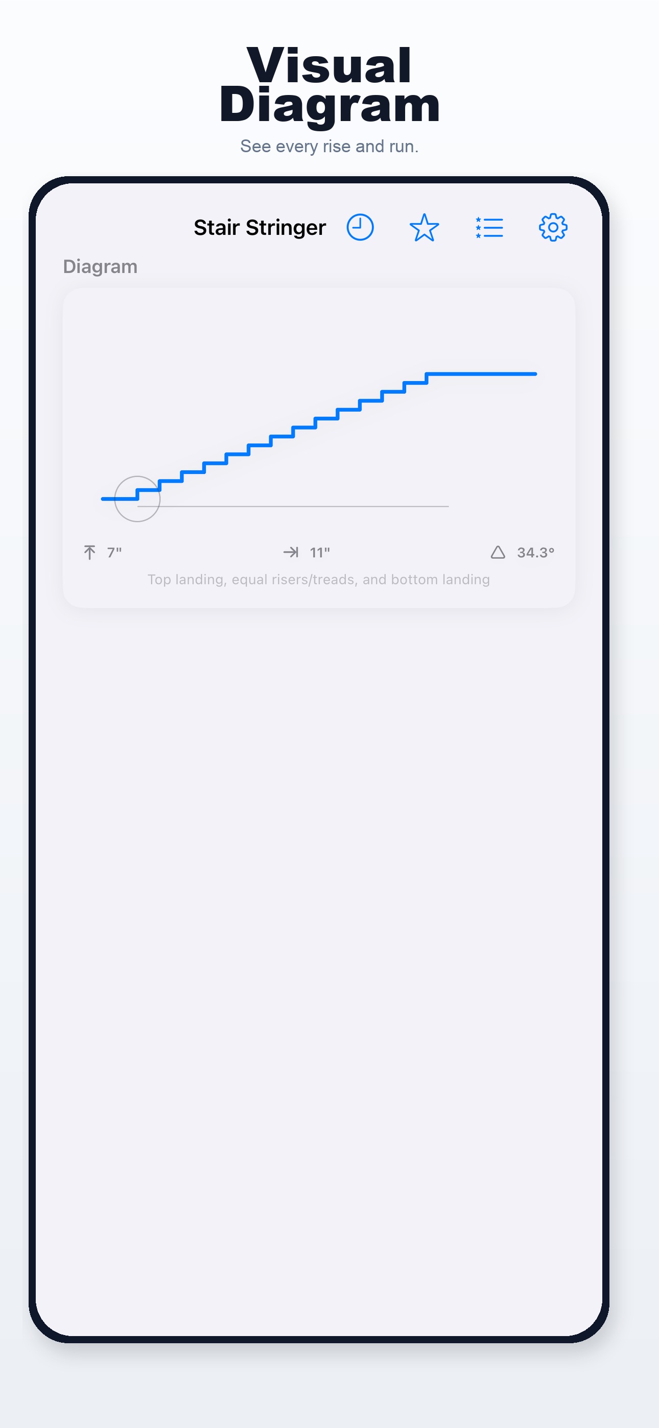 Screenshot 3 of EdgeSpace Stair Stringer Calc