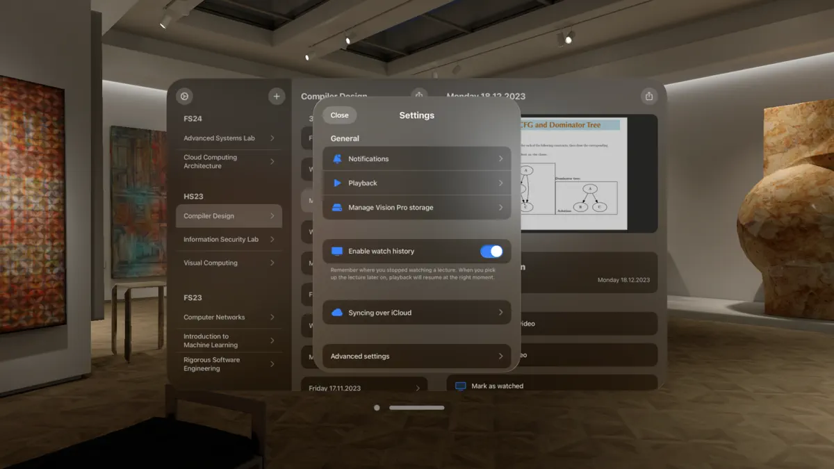 ETH Video - Watch lectures screenshot 3