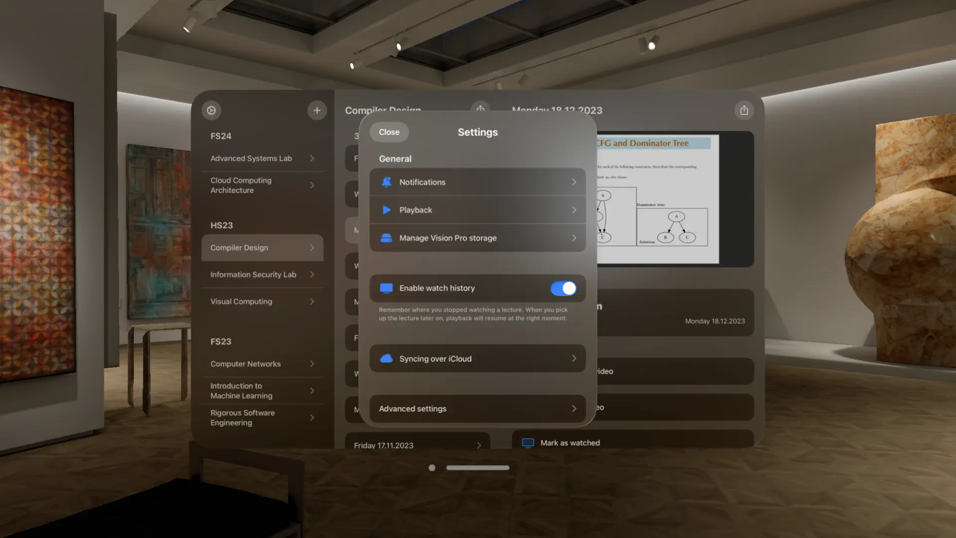 ETH Video - Watch lectures screenshot 3