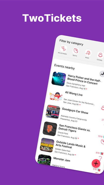 TwoTickets - Match Eventfully