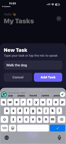 Voxly - Voice Task Manager Screenshot 1 of 4