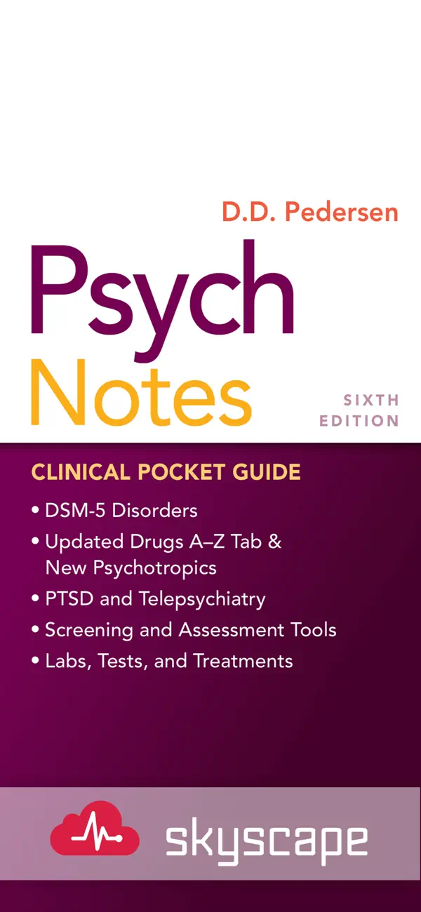 Screenshot #1 pour PsychNotes: Clinical Pkt Guide