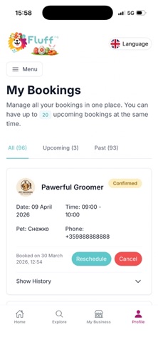 Fluff — Pet Services screenshot
