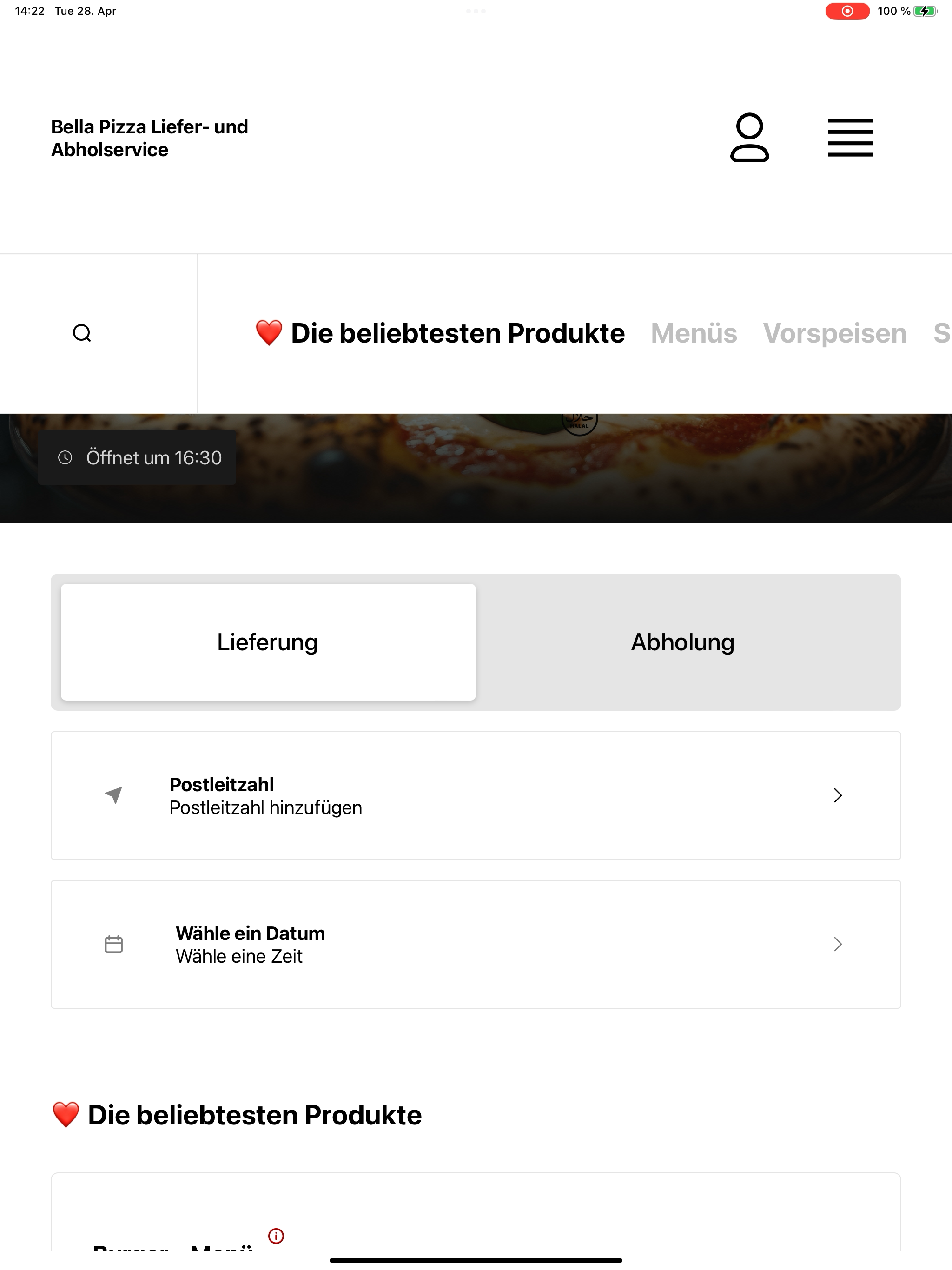 Bella Pizza Liefer screenshot 7