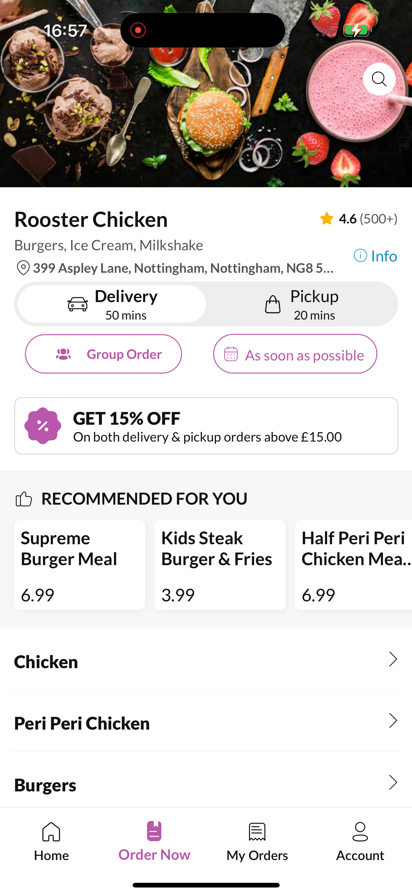 Rooster Chicken Nottingham screenshot 3