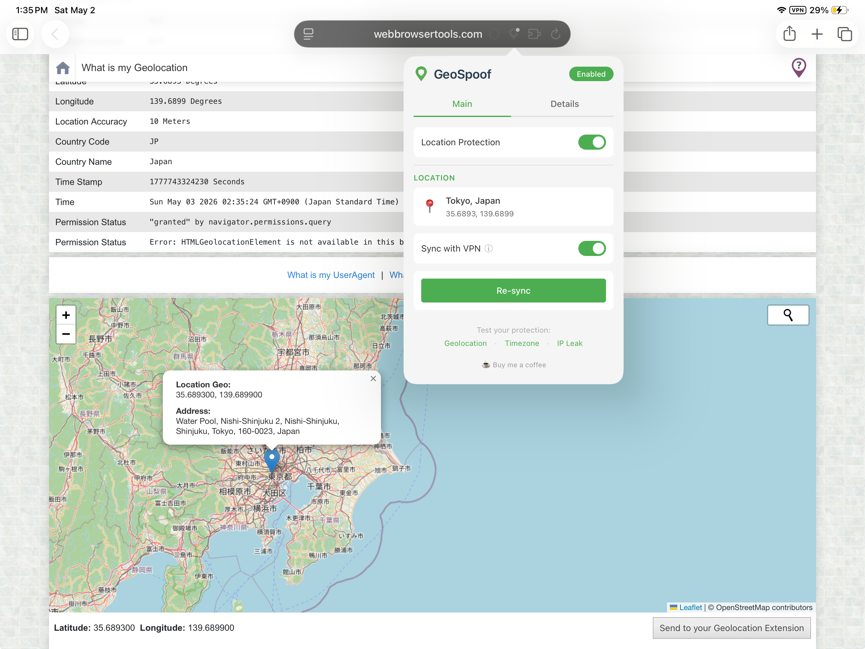 GeoSpoof