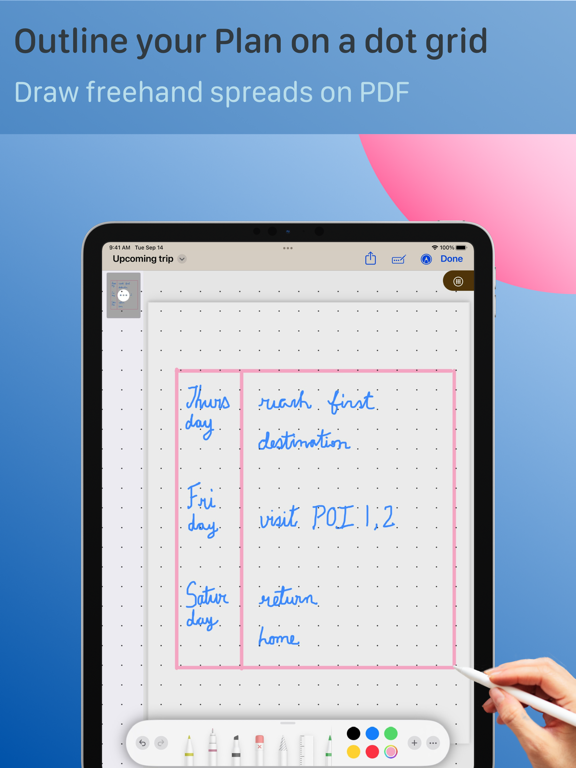 Screenshot #5 pour Routespunkt Hiking Grid Diary
