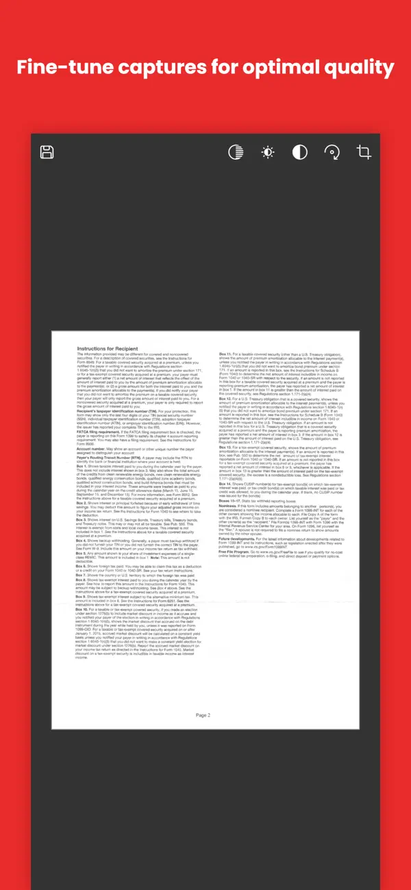 Screenshot #3 pour PDF Document Scanner