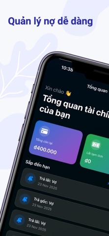 Quản Lý Nợ screenshot