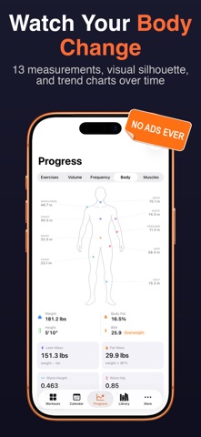 Lift: Gym Workout Tracker screenshot