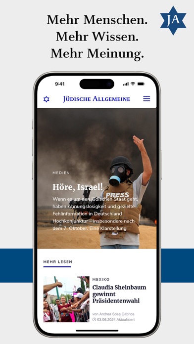 Jüdische Allgemeine Screenshot