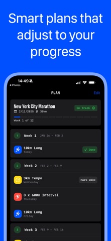 Marathon training - RunRight Screenshot 2 of 6