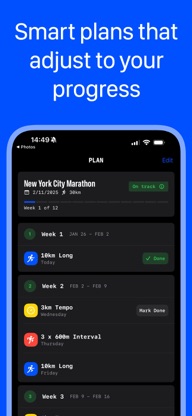 Marathon training - RunRight screenshot 2