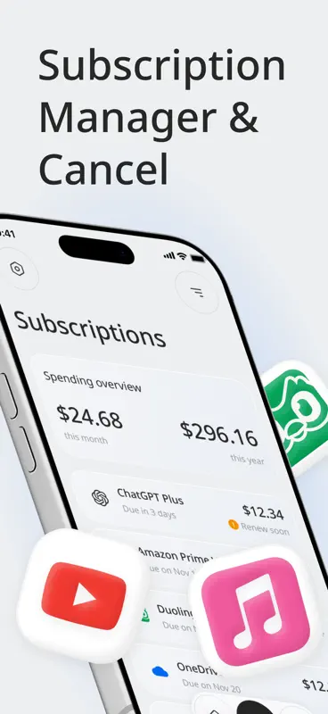 Subscription Manager & Cancel screenshot 1 of 7