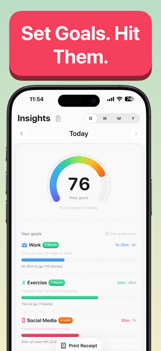 Tally - Daily Time Tracker Screenshot 6 of 7