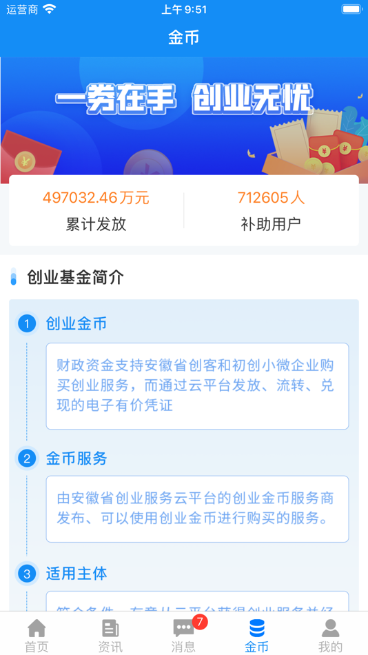 #4. 安徽省创业服务云平台 (iOS) 由: 政和科技股份有限公司