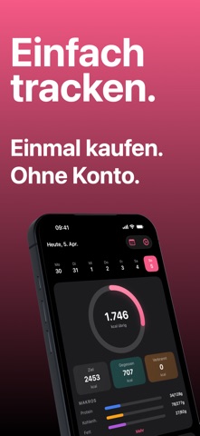 Intake: Kalorienzähler & Diät 스크린샷 1