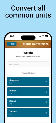 Metric Conversions Premium Screenshot 3 of 5