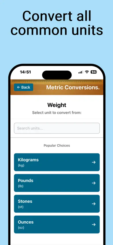 Metric Conversions Premium screenshot 3