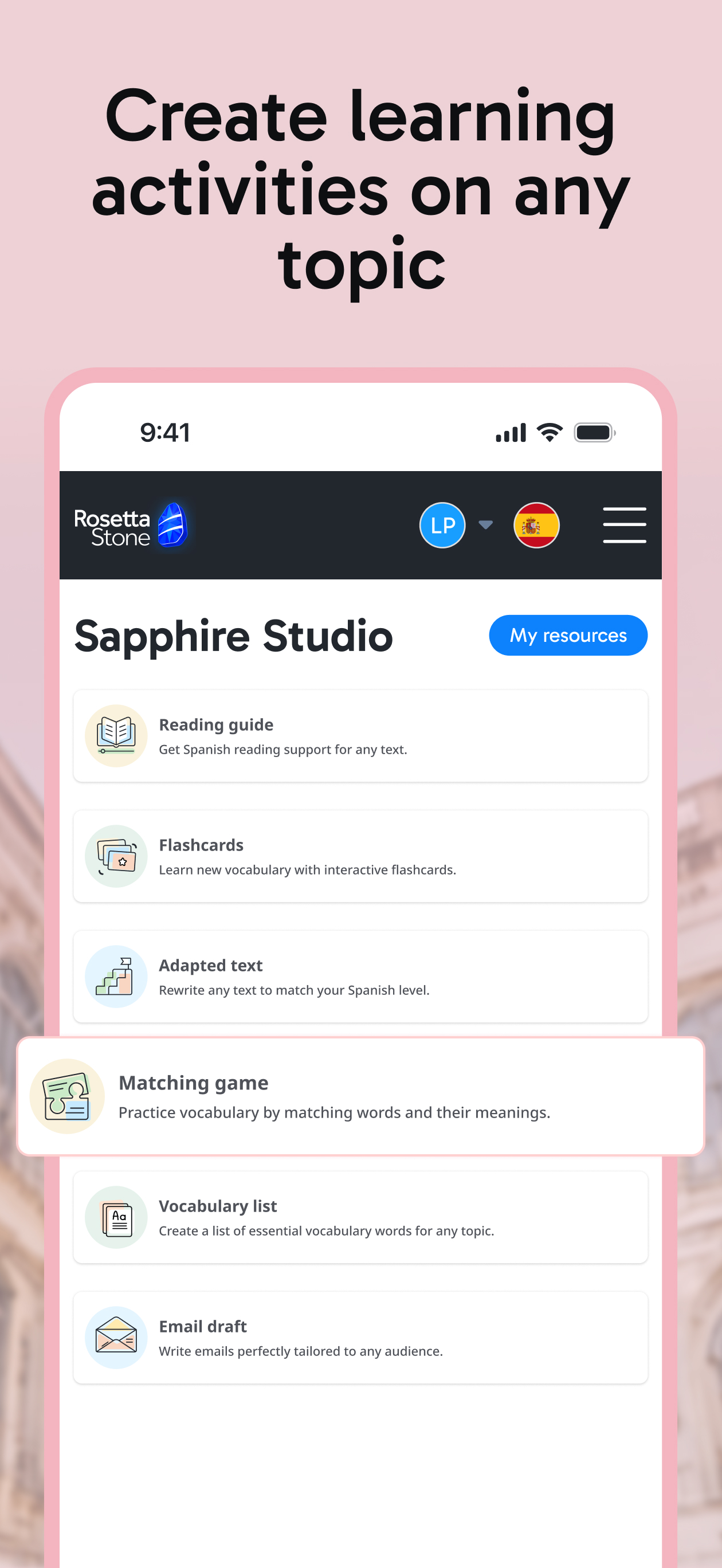 Rosetta Stone Sapphire
