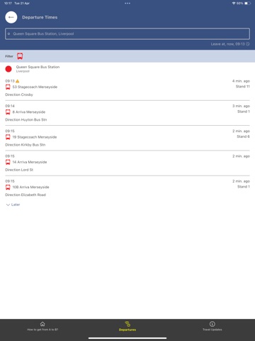 Merseytravel Journey Planner iPad screenshot 8