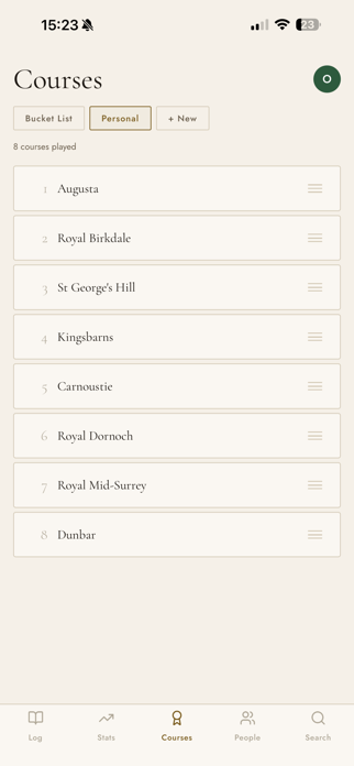 Roundbook - Golf Log Screenshot 3 of 4