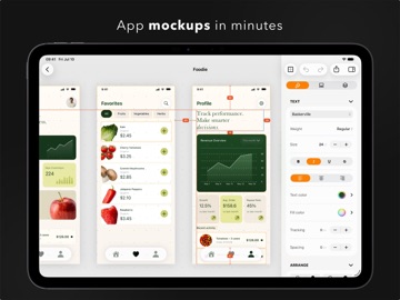 MockApp Wireframe UI Mockup iPad screenshot 1
