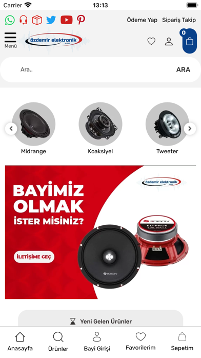 Özdemir Elektronik Screenshot