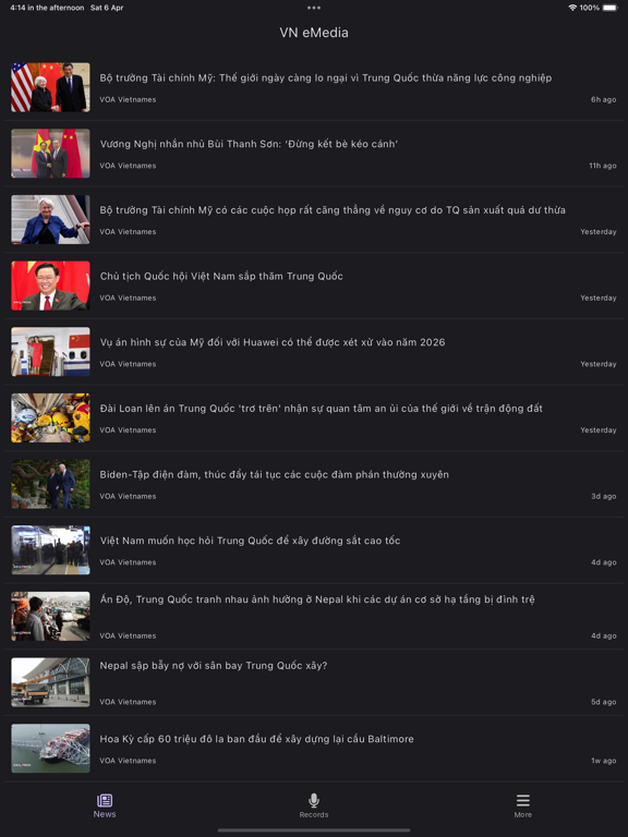 App screenshot