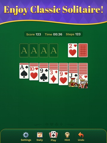 Solitaire Pocket: Quick Play iPad screenshot