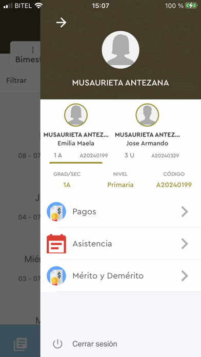 Colegio Apostol Santiago Screenshot