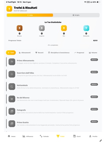 Palestra Johnny - App iPad screenshot