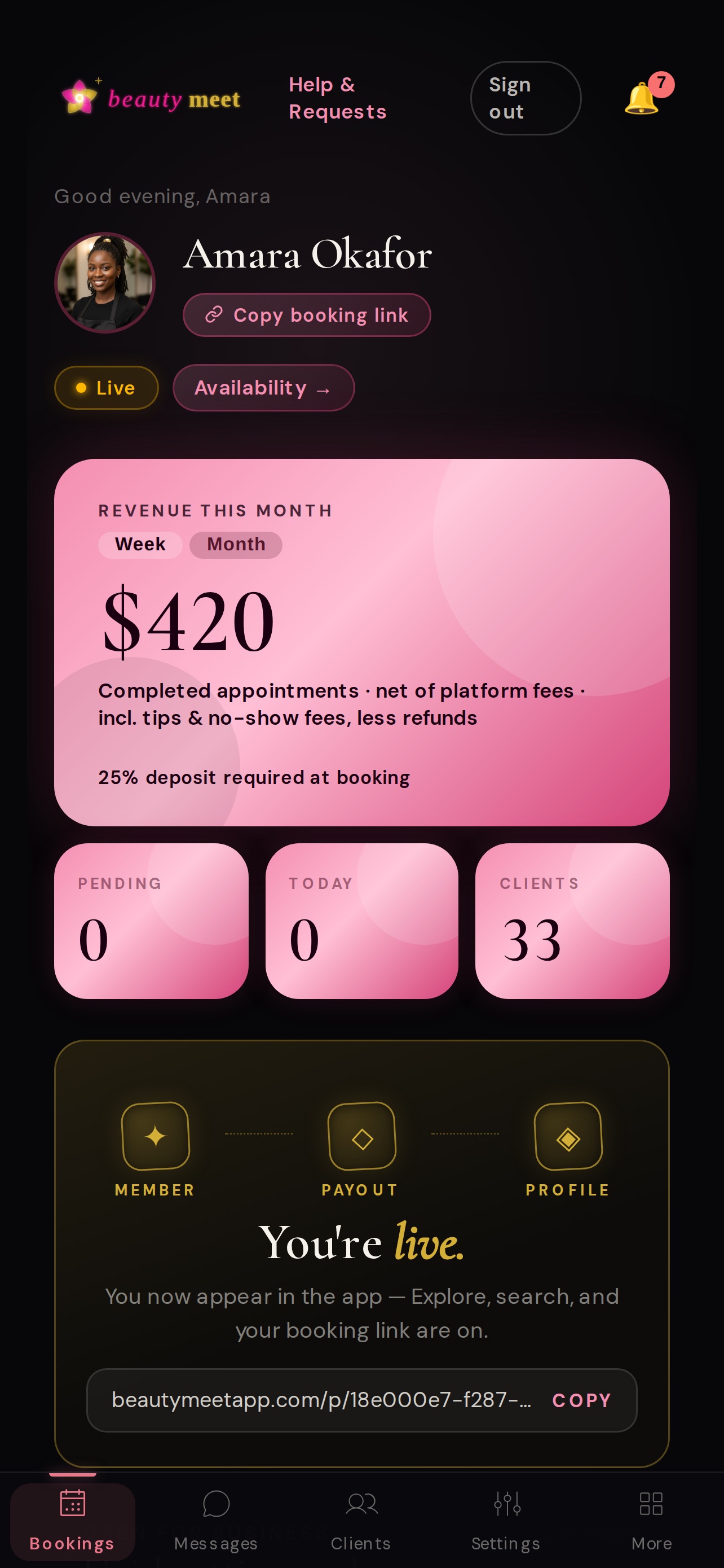 Screenshot 7 of BeautyMeet Booking