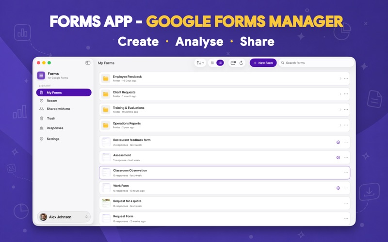 Form For Google Forms & Docs. iPhone screenshot